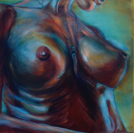 Akt_Kupfer_Acrylbild