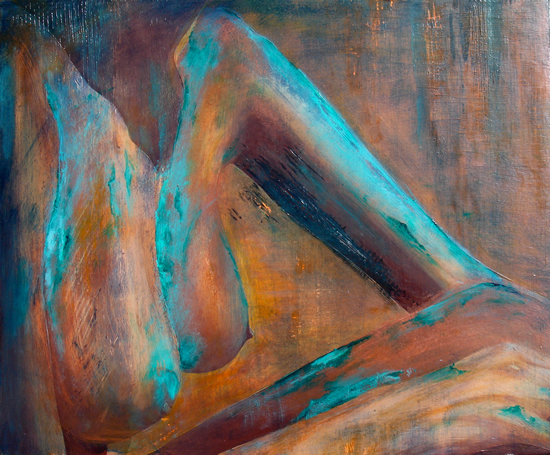 Akt_Patina_Acrylbild