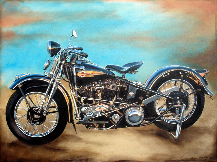 Harley_Acrylbild
