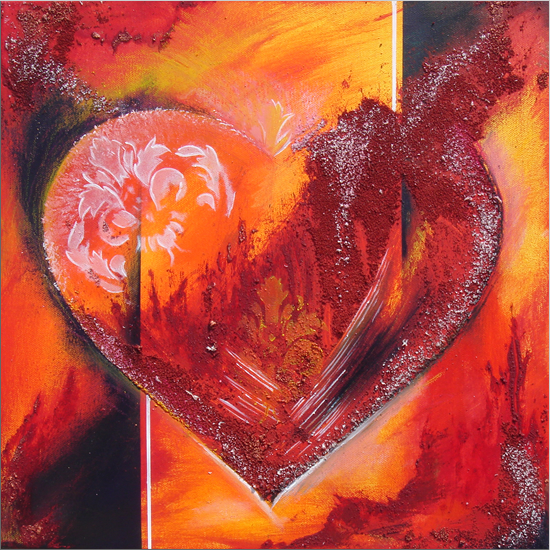 Herz_Feuer_Acrylbild