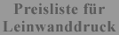 Preisliste